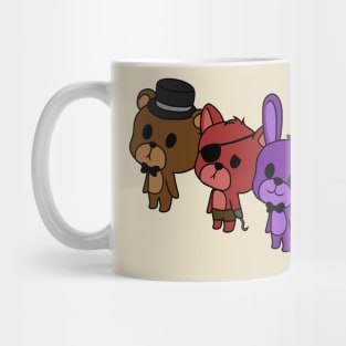 kawaii freddy and friends chibis Mug